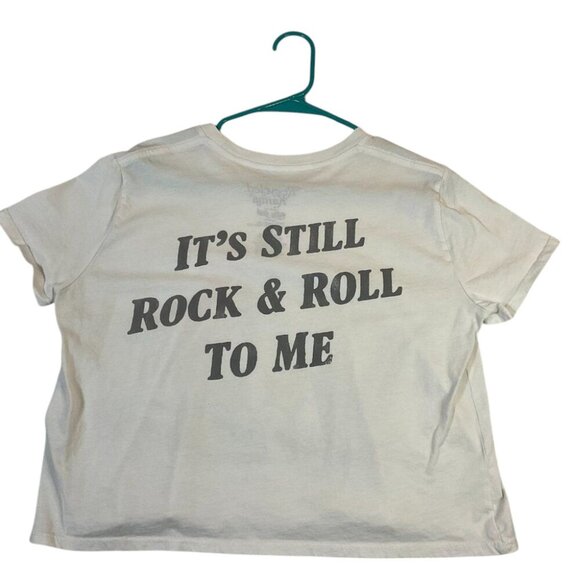 Billy Joel Crop 80’s Style Shirt Size M - Picture 2 of 4